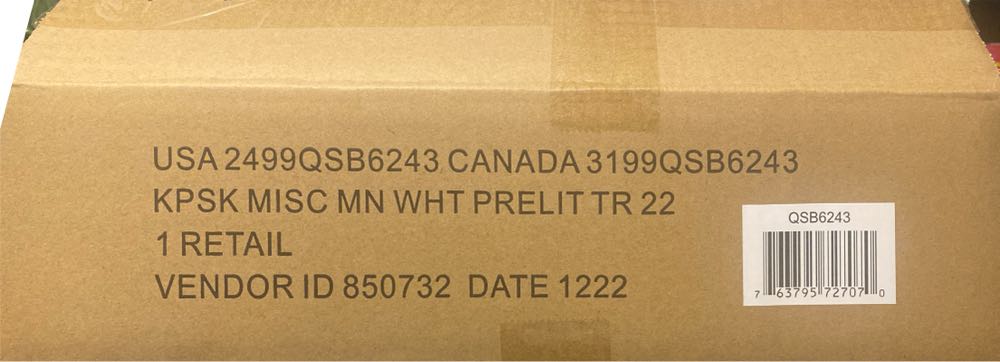 Hallmark Keepsake Miniature Green Pre-lit Christmas Tree 18.75” - Hallmark Keepsake Miniature (Christmas Tree) ornament collectible [Barcode 763795727070] - Main Image 2