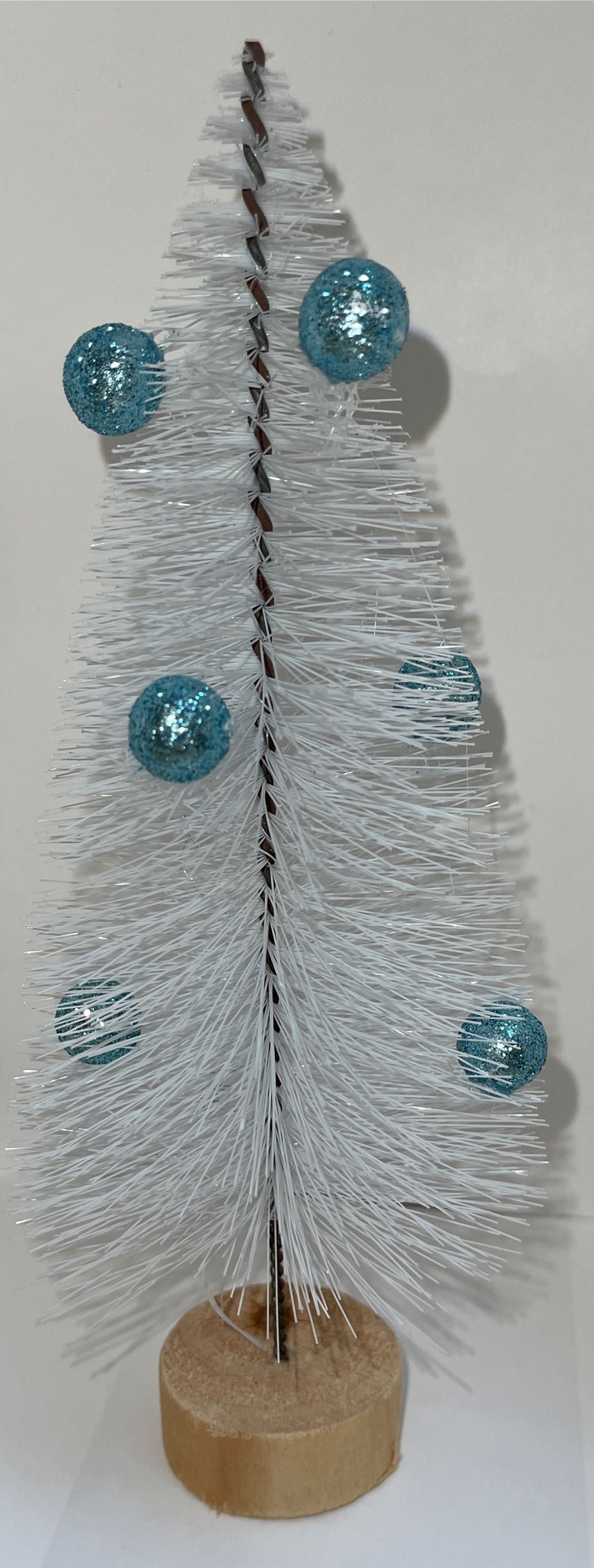 Tree White Blue Balls  (Trees) ornament collectible - Main Image 1