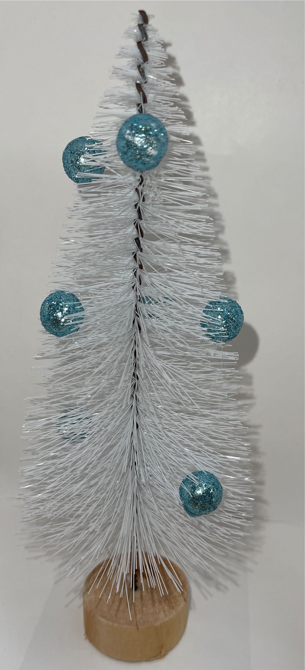 Tree White Blue Balls  (Trees) ornament collectible - Main Image 2