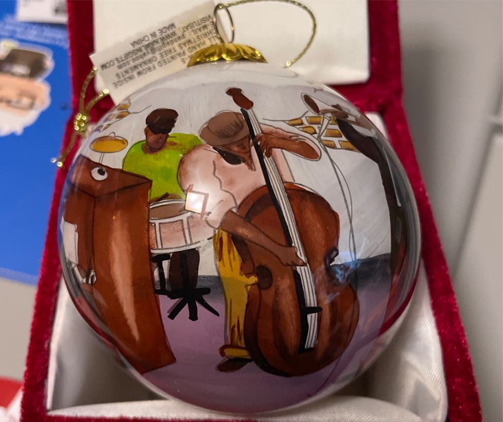 Glass Ball - Pink, Blue & Red