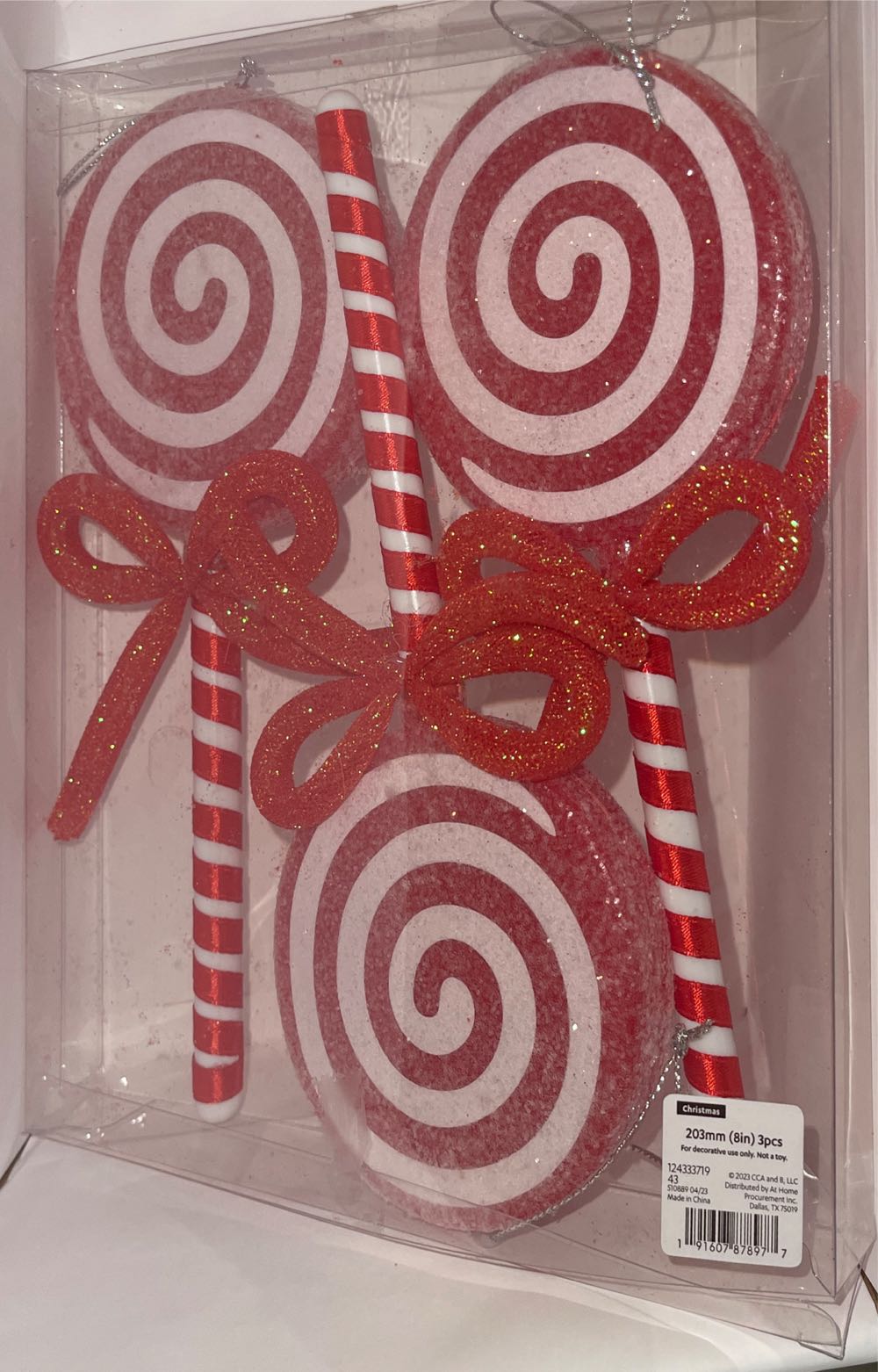 Peppermint The Lollipop Faux  (Peppermint) ornament collectible [Barcode 191607878977] - Main Image 4