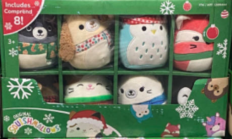 Squishmallows Holiday Animals 8 Pack - Squishmallows (Christmas) ornament collectible [Barcode 196566388284] - Main Image 2