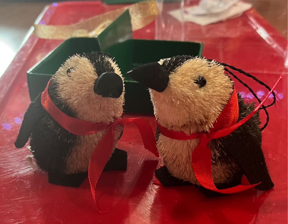 Burl Bottle Brush Bird Set - Woodlands (Burl Animals) ornament collectible - Main Image 2