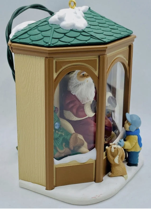 Coming To See Santa - Santa (Magic Window Santa) ornament collectible - Main Image 3