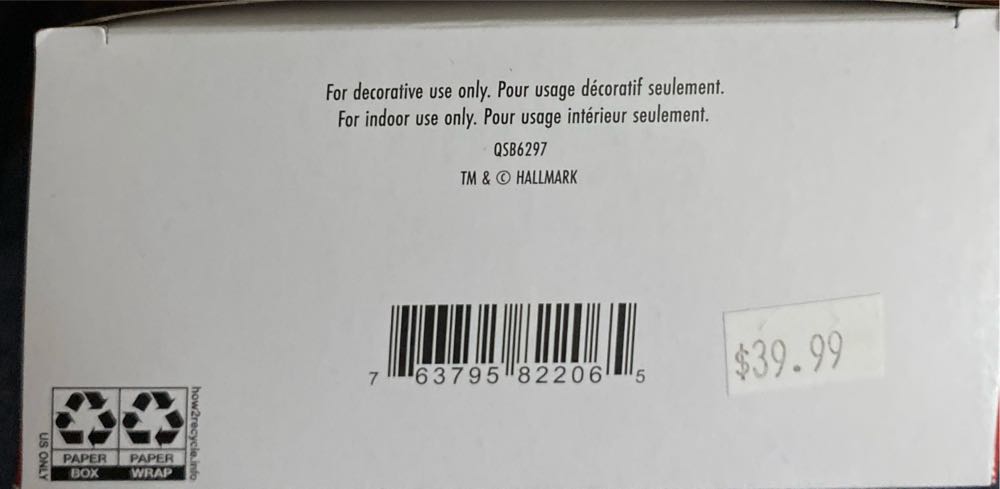 Snowflake Light String  ornament collectible [Barcode 763795822065] - Main Image 3