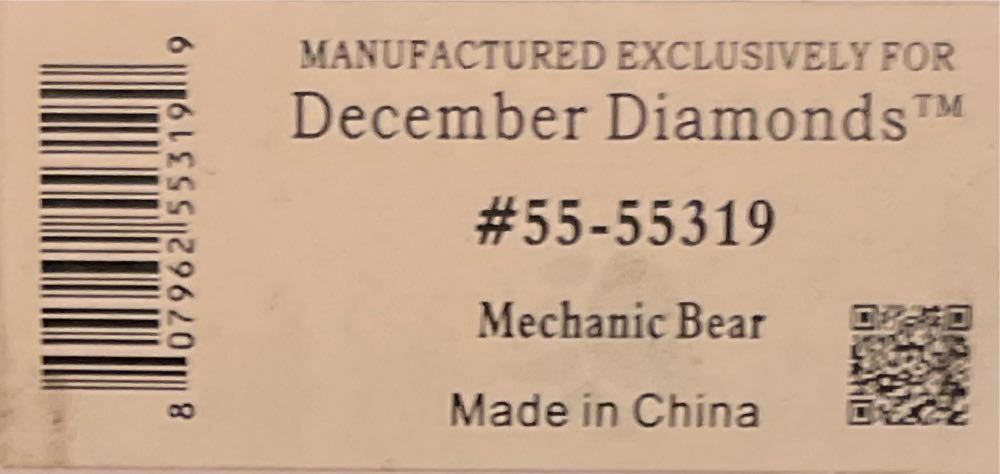 Mechanic Bear - Poke The Bear ornament collectible [Barcode 807962553199] - Main Image 2