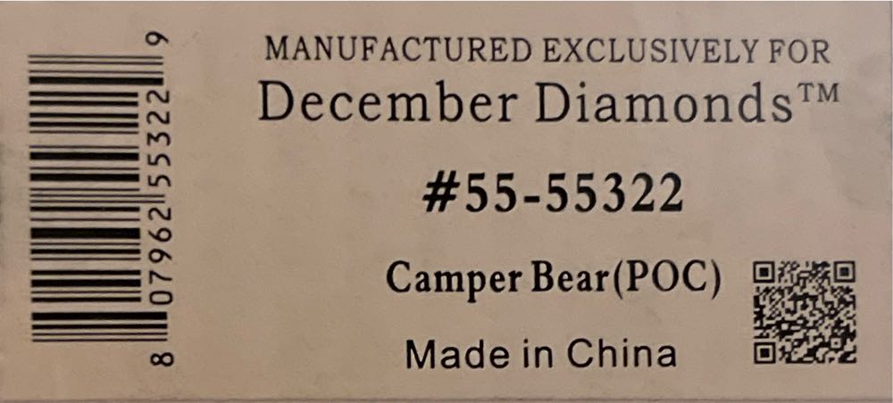Camper Bear (POC) - Poke The Bear ornament collectible [Barcode 807962553229] - Main Image 2