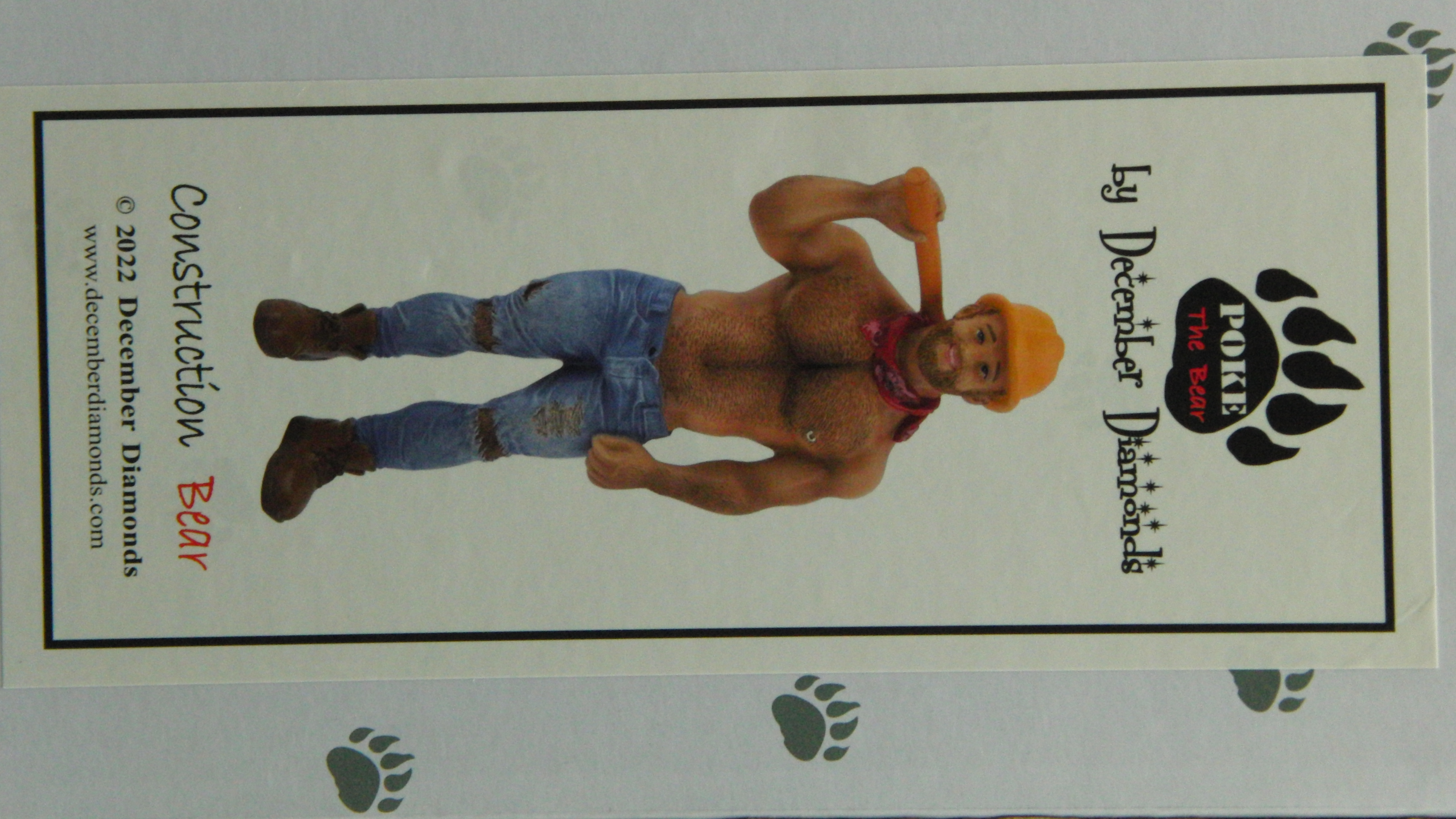 Construction Bear - Poke The Bear ornament collectible [Barcode 807962553281] - Main Image 3