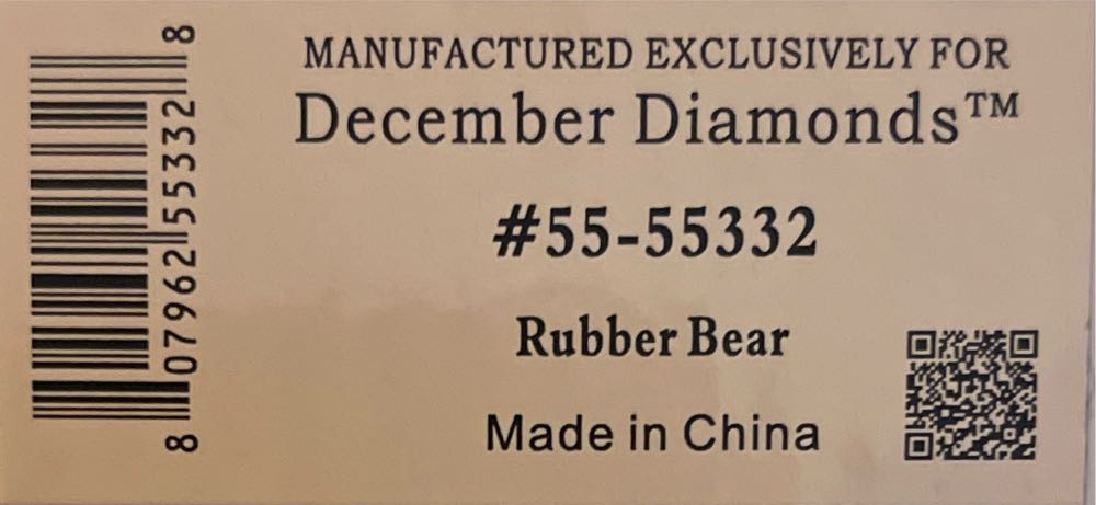 Rubber Bear - Poke The Bear ornament collectible [Barcode 807962553328] - Main Image 2