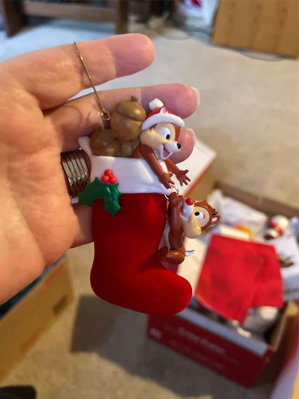 Stocking Stuffers: Chip and Dale  ornament collectible - Main Image 2