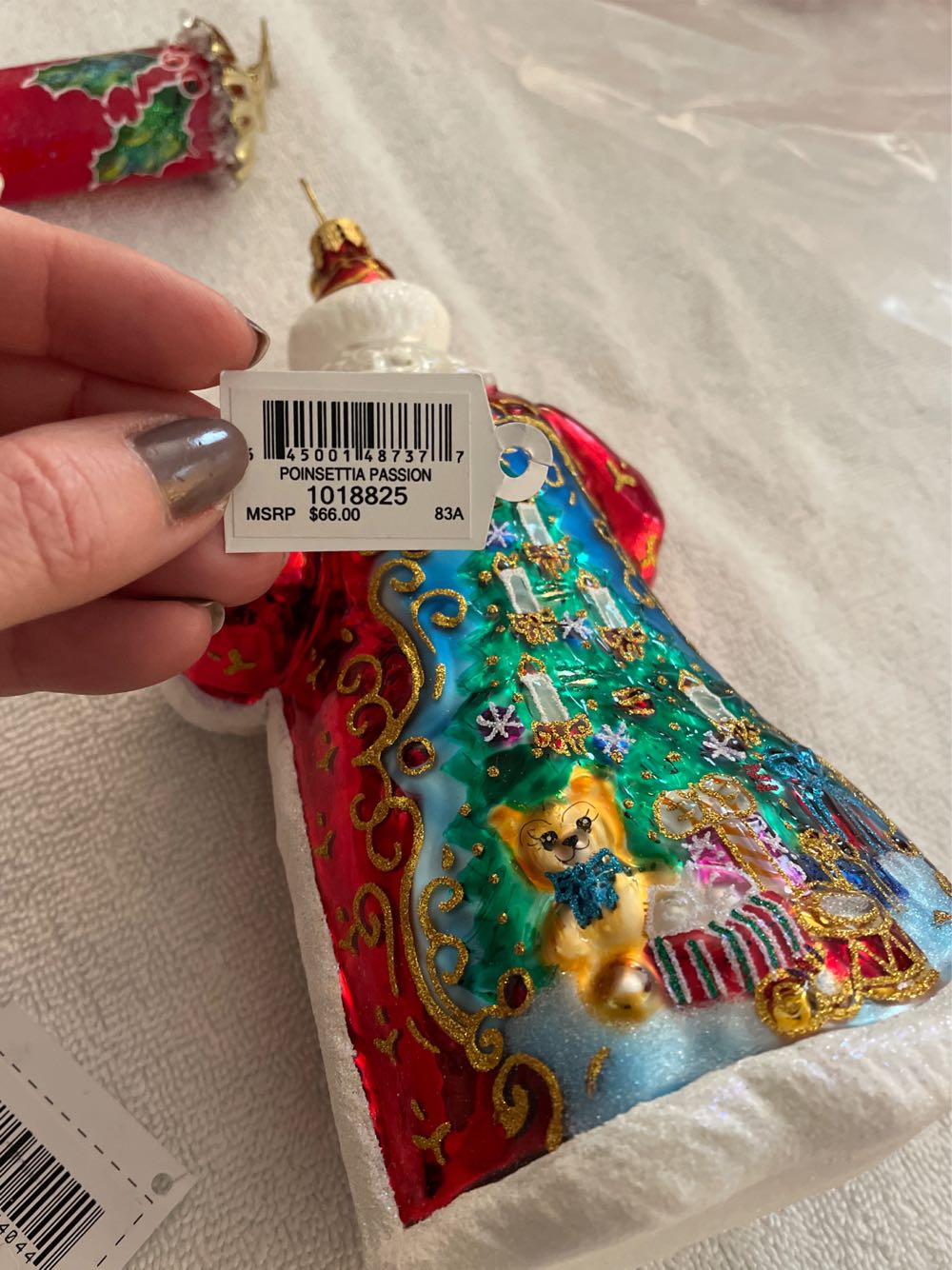 Poinsettia Passion  ornament collectible - Main Image 3