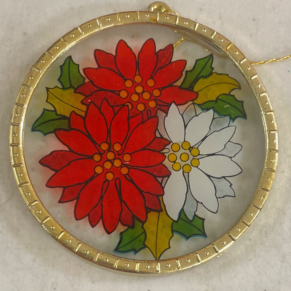 Red Pick Up With Xmas Tree Ornament