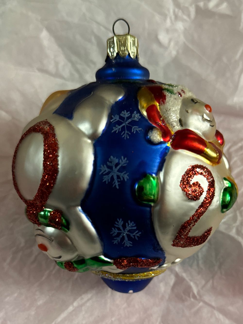 2000 Snowmen Ball  ornament collectible - Main Image 4