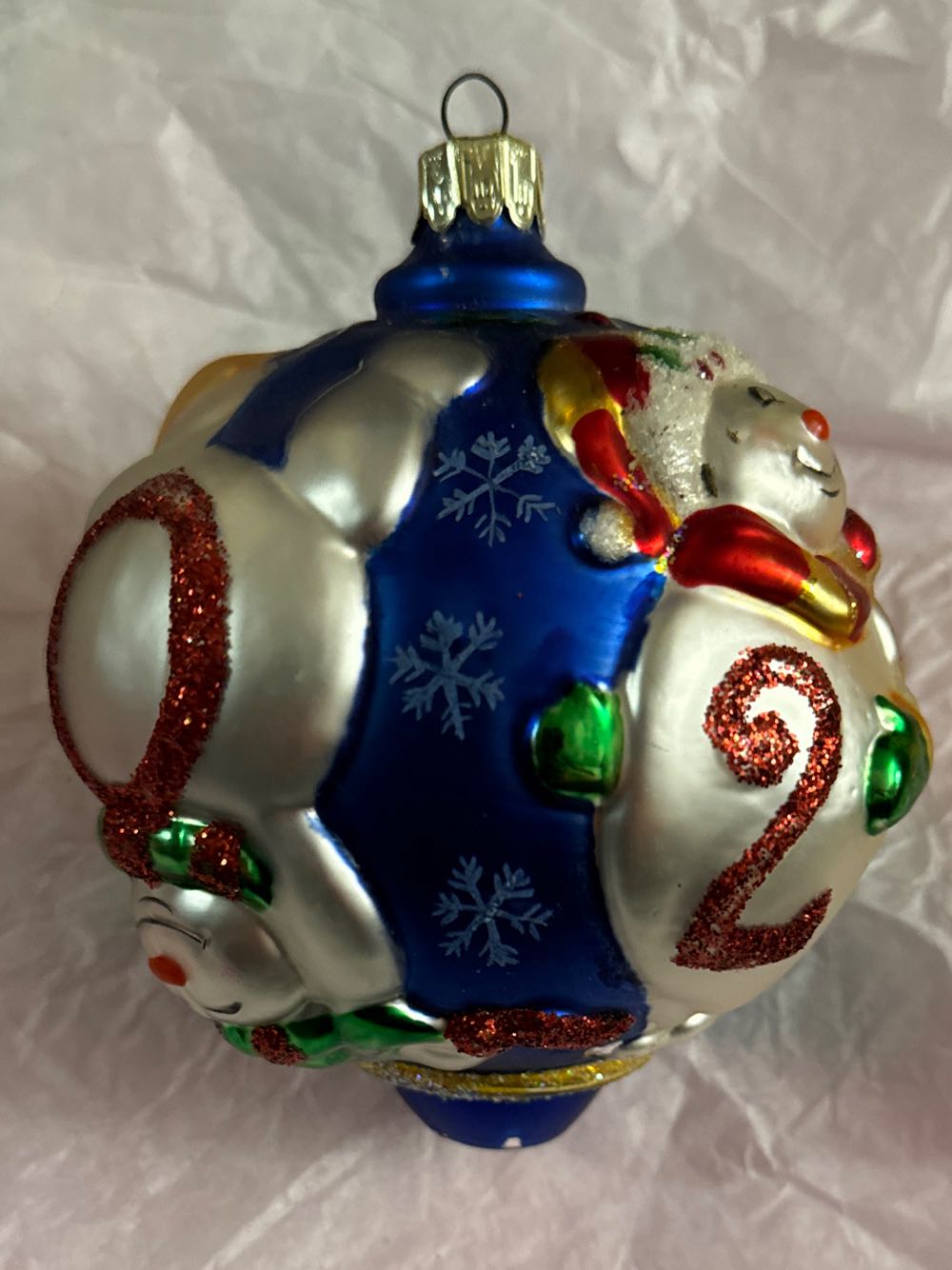 2000 Snowmen Ball ornament collectible - Main Image 4