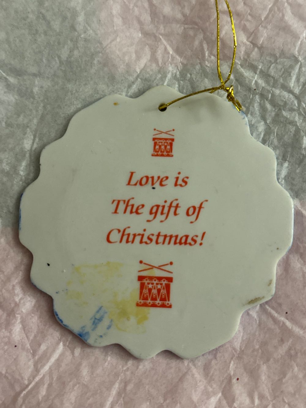 Blue & White Plate: Toy Soldier  ornament collectible - Main Image 2