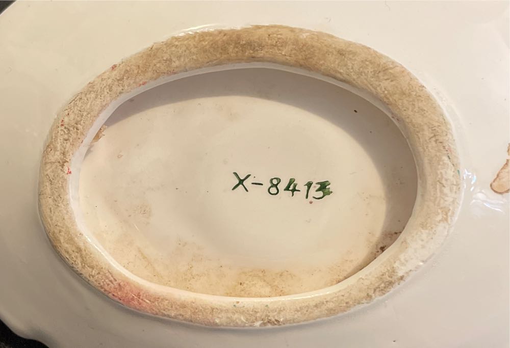 NAPCO ware - Candle Holder - Poinsettias - C-8413 - Poinsettia (Candle Holder) ornament collectible - Main Image 2