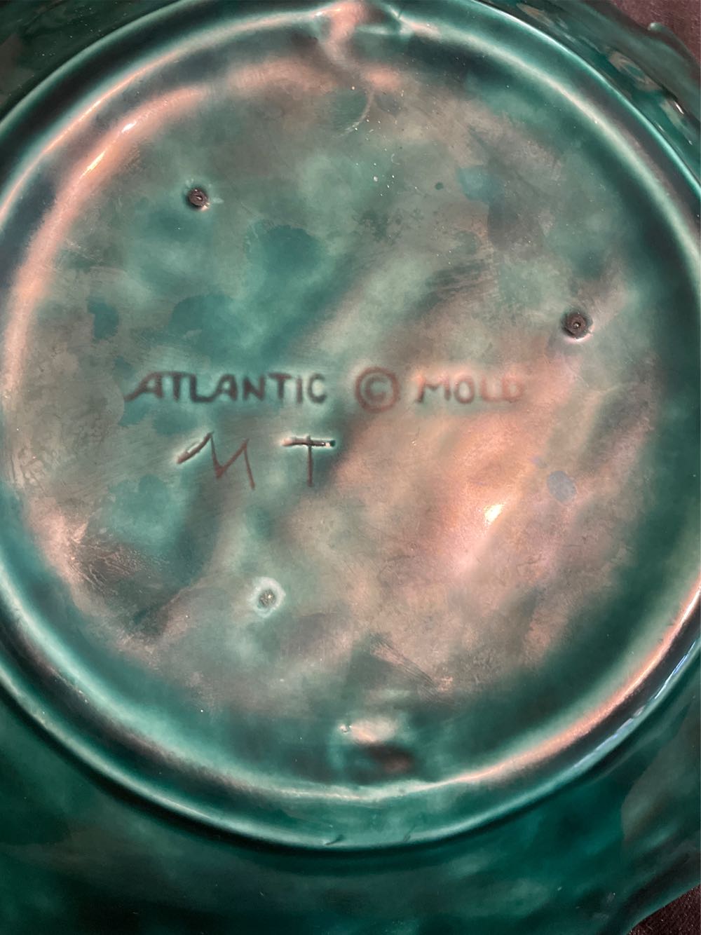 Ceramic - Atlantic Mold - Holly Plate - Plate (Ceramic) ornament collectible - Main Image 2