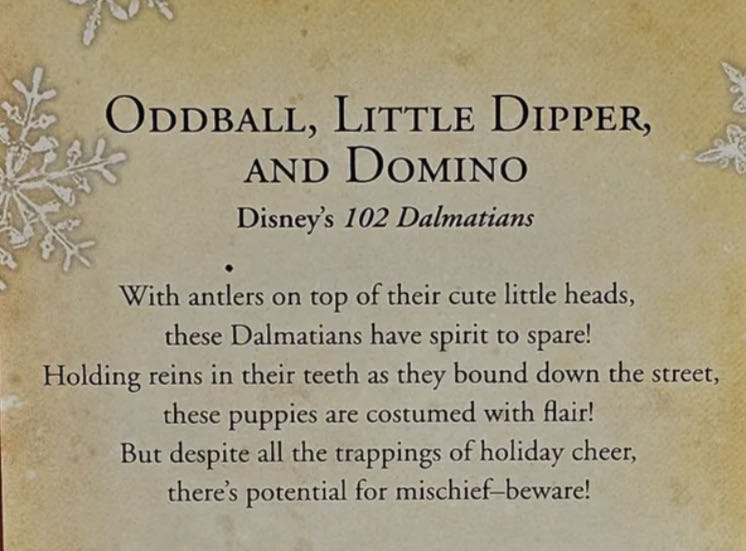 Disney - 2004 - 102 Dalmations - Oddball, Little Dipper, & Domino - Disney - 102 Dalmations (Collection) ornament collectible - Main Image 2