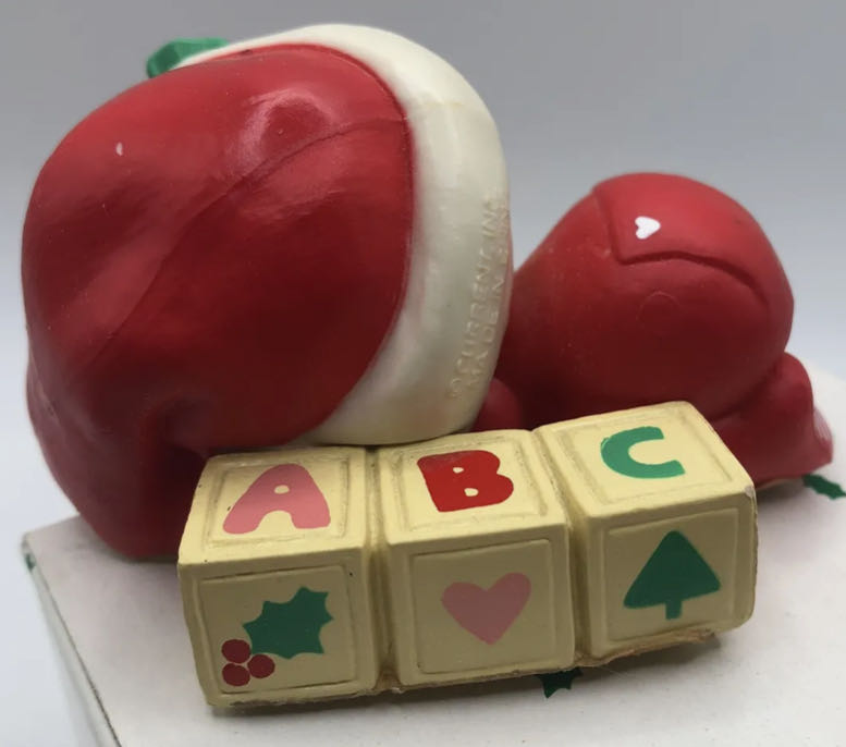 Current - Stocking Hanger - 1990 - Merry First Christmas - Teddy Bear (Stocking Hanger) ornament collectible - Main Image 2