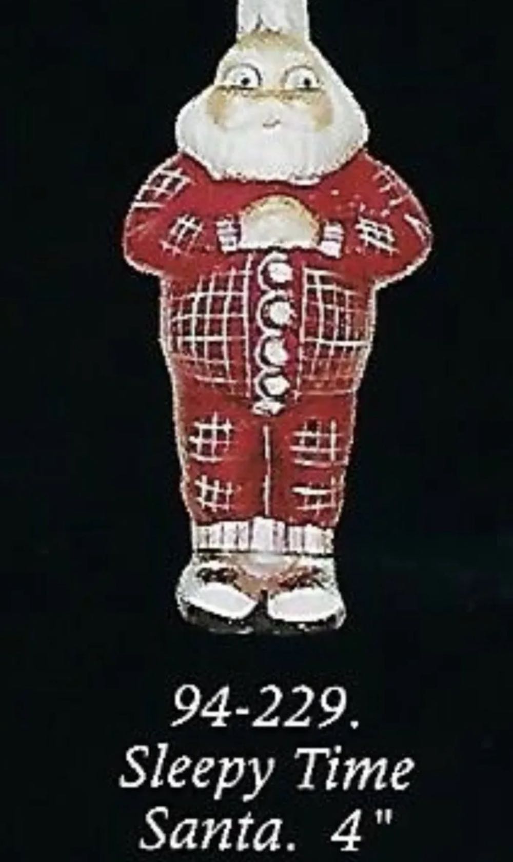 Sleepy time Santa  (Santa) ornament collectible - Main Image 2