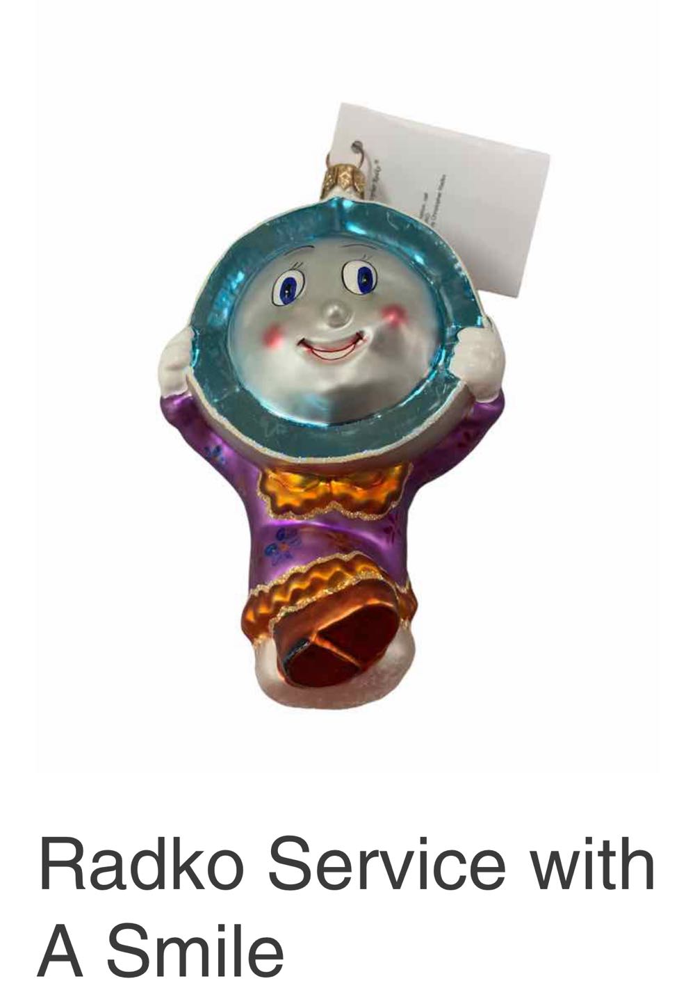 Service With A Smile - Storybook (Storybook) ornament collectible - Main Image 1
