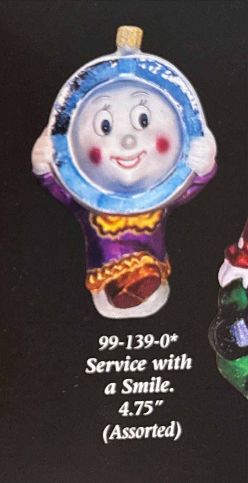 Service With A Smile - Storybook (Storybook) ornament collectible - Main Image 3
