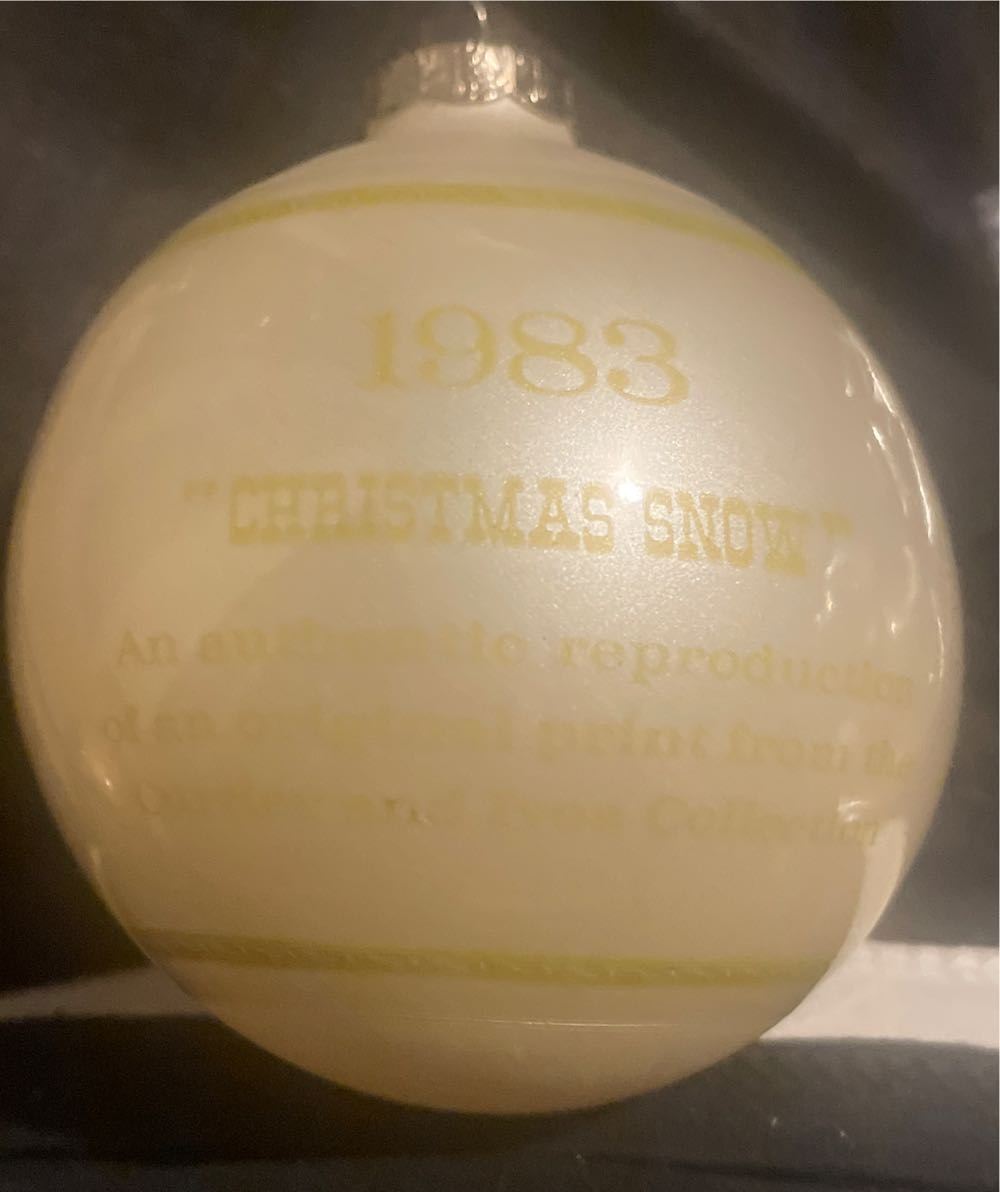 Promotional - Cohen - Currier & Ives - Christmas Snow - Currier & Ives (Promotional) ornament collectible - Main Image 2