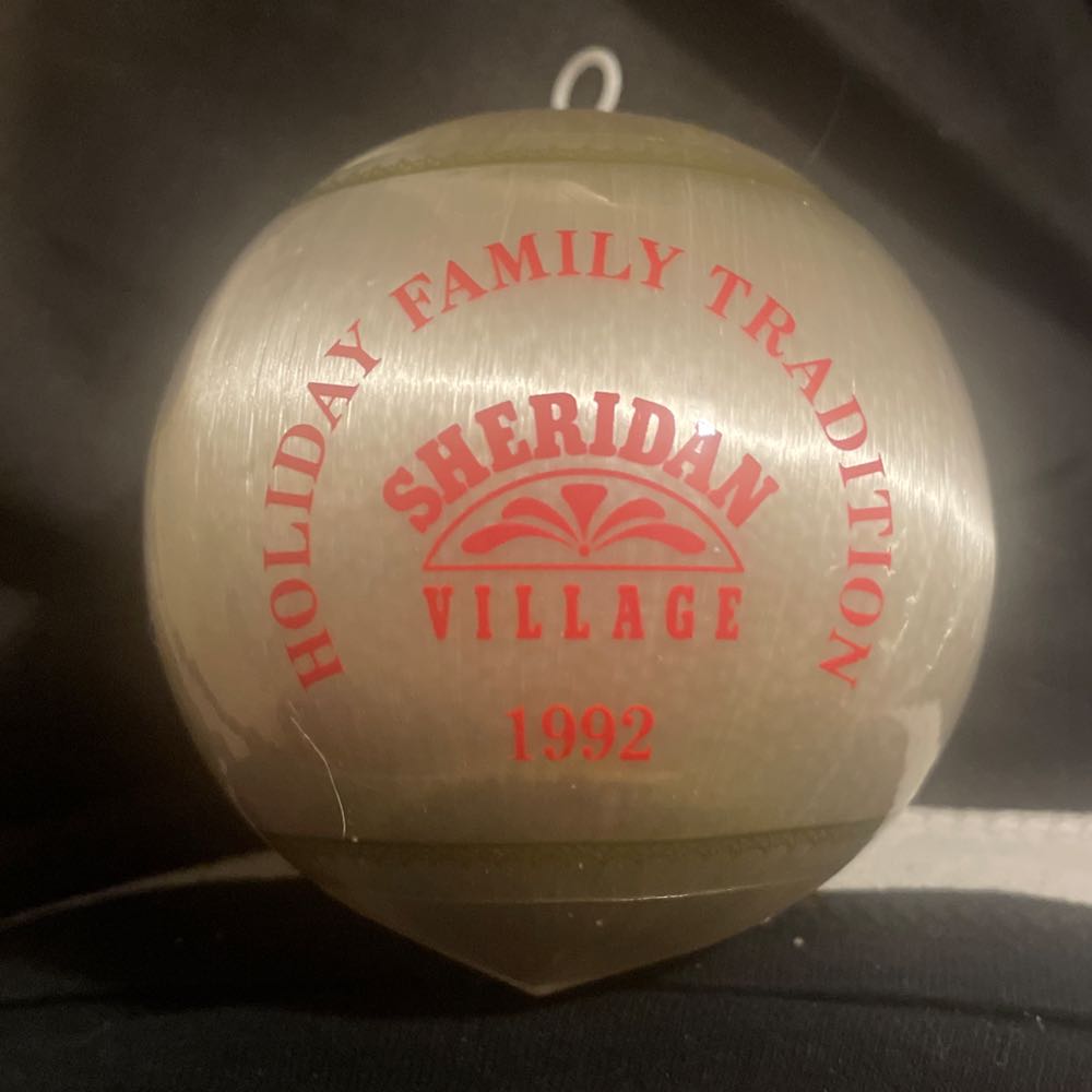 Promotional - Sheridan Village - 1992 - Currier & Ives - Christmas Snow - Currier & Ives (Promotional) ornament collectible - Main Image 2