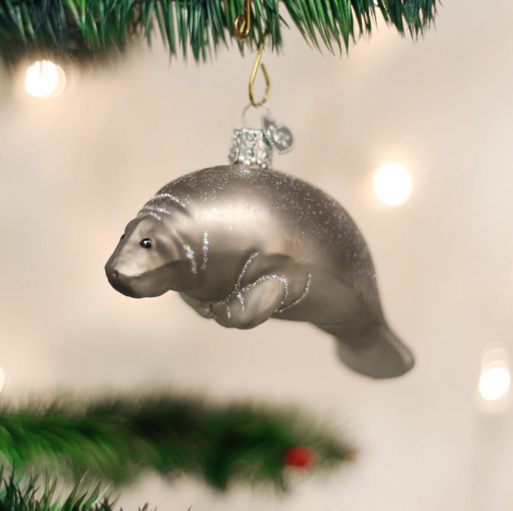 Manatee Ornament  ornament collectible - Main Image 2