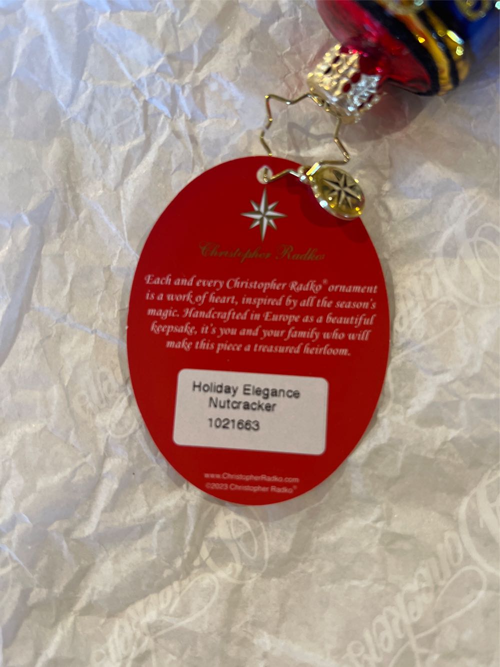 Holiday Elegance Nutcracker 1021663  ornament collectible - Main Image 2