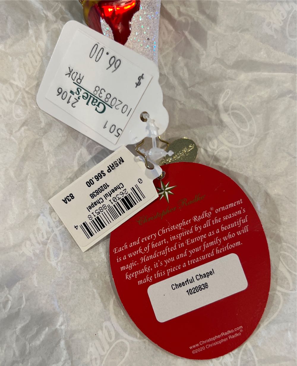 Cheerful Chapel (1020838)  ornament collectible - Main Image 3