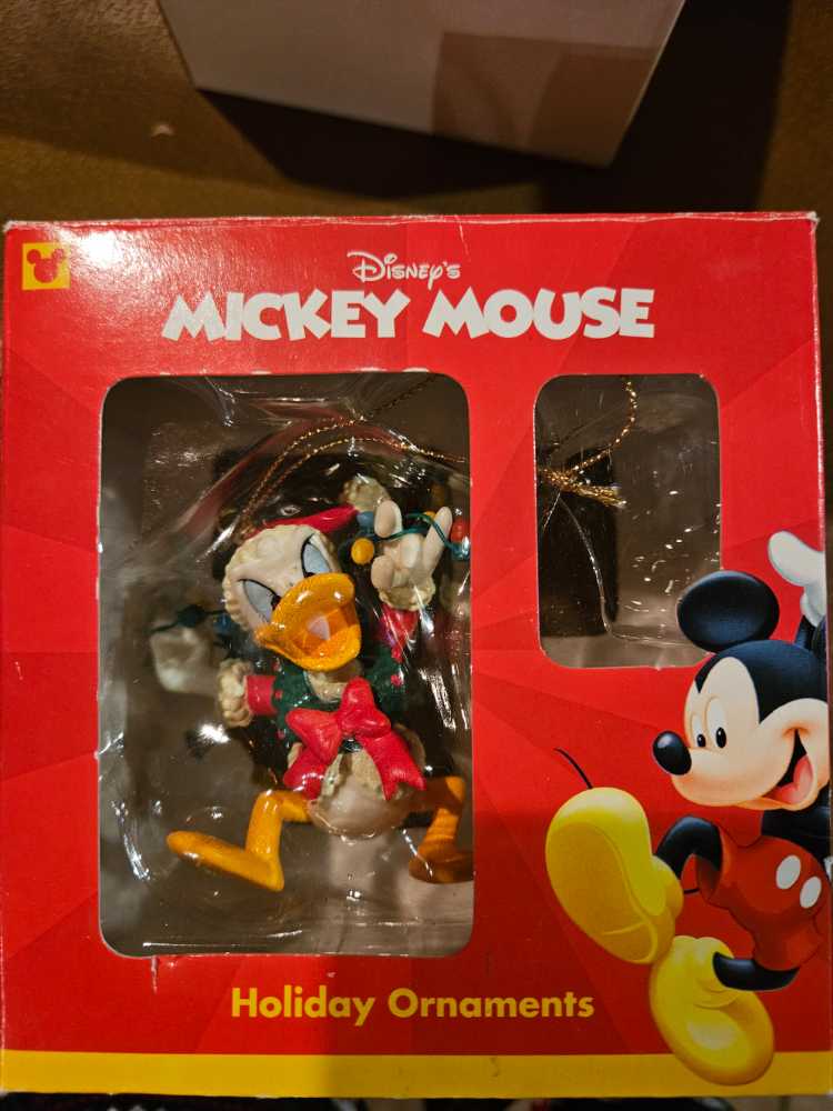 Disney By Enesco Mickey Mouse Holiday Set Of 2 & Pieces New Minnie Pcs  ornament collectible [Barcode 045544724333] - Main Image 1