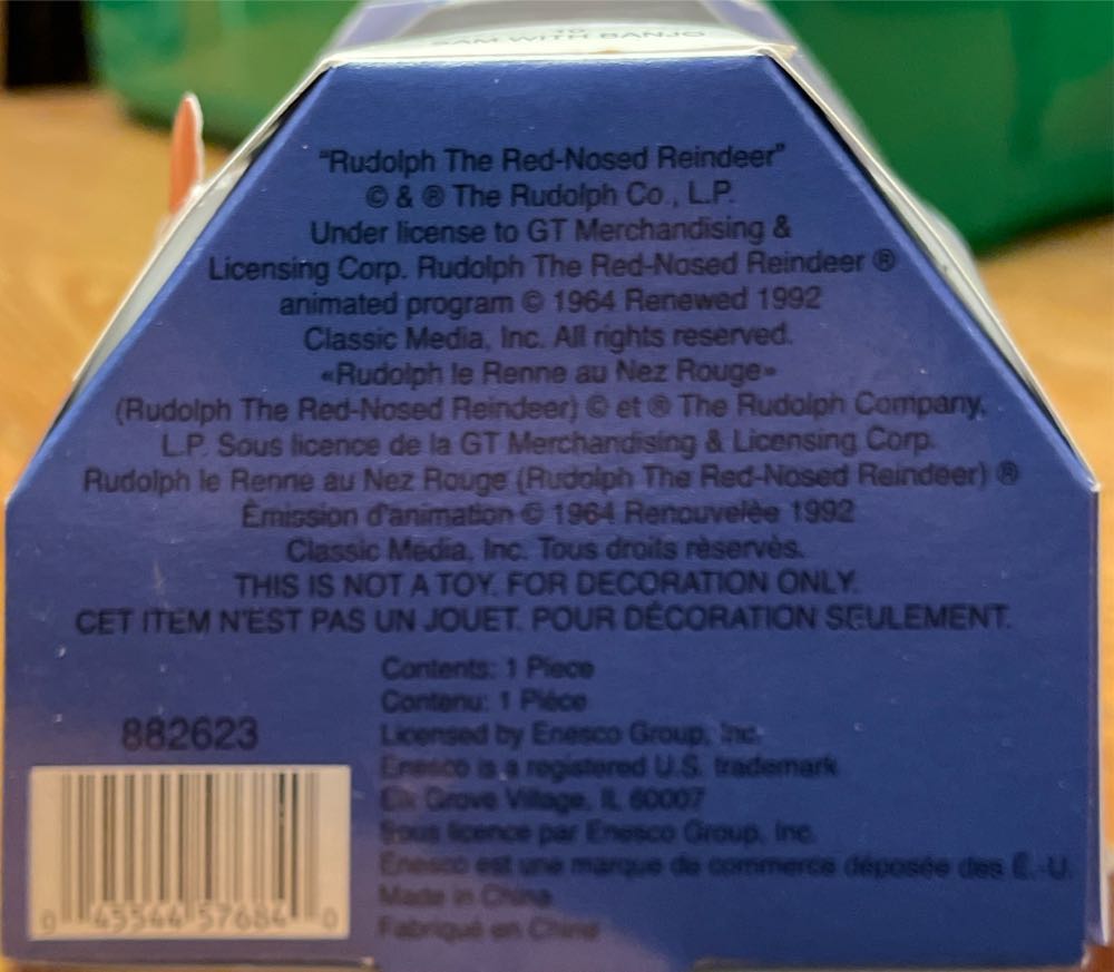 Rudolph The Red Nosed Reindeer - Sam The Snowman - Rudolph The Red Nosed Reindeer (Cartoons) ornament collectible [Barcode 045544576840] - Main Image 3