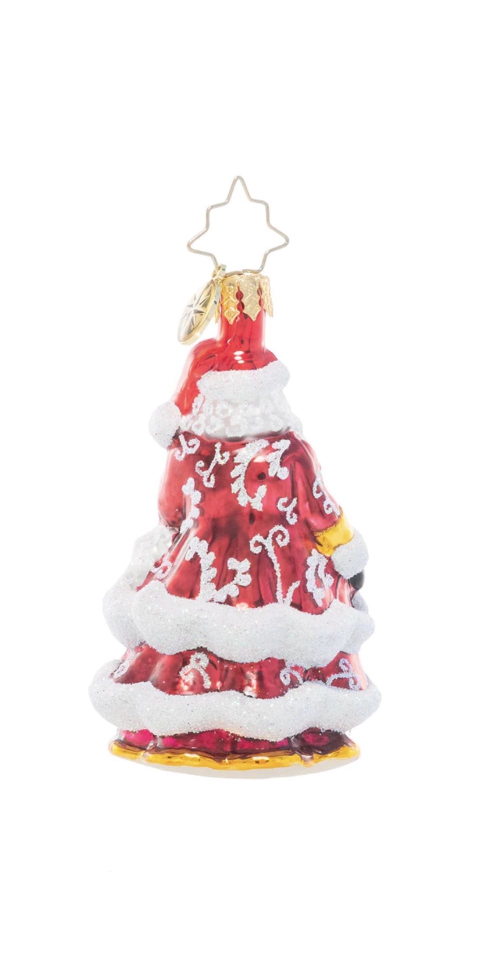 An En-deer-ing St. Nick Gem  (Santa) ornament collectible - Main Image 2