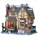 Fitz Floyd Our First 1st Christmas Ornament Chickadee Birds On Mailbox