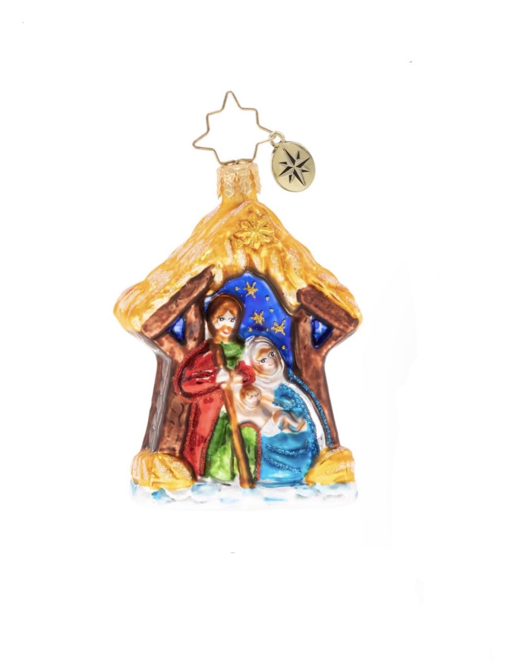 Miracle In The Manger Gem  ornament collectible - Main Image 1