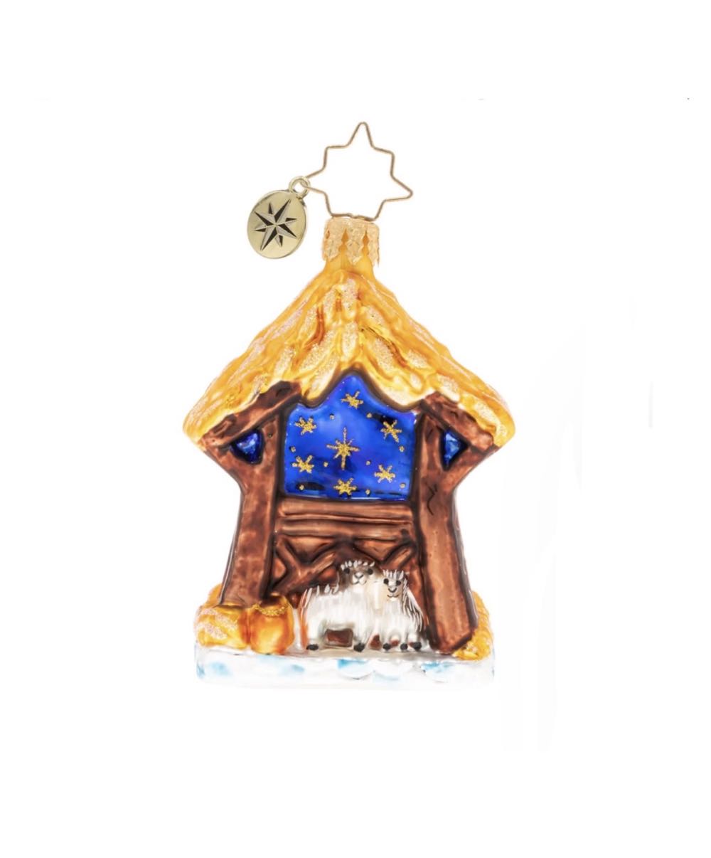 Miracle In The Manger Gem  ornament collectible - Main Image 2
