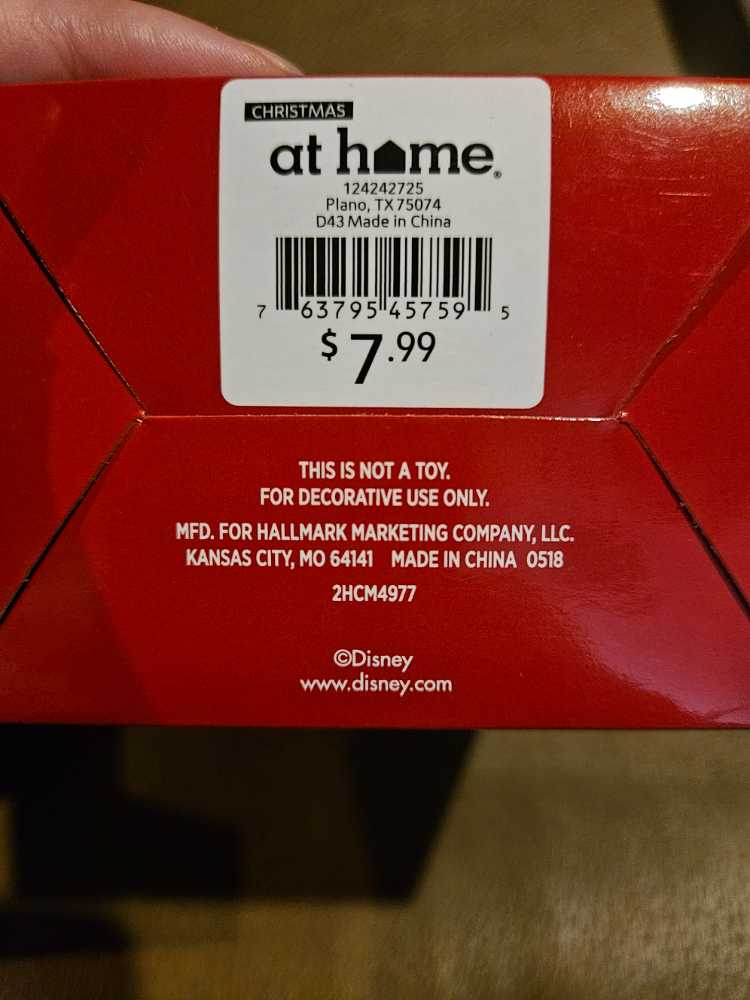 Hallmark Disney Frozen Olaf  ornament collectible [Barcode 763795457595] - Main Image 2