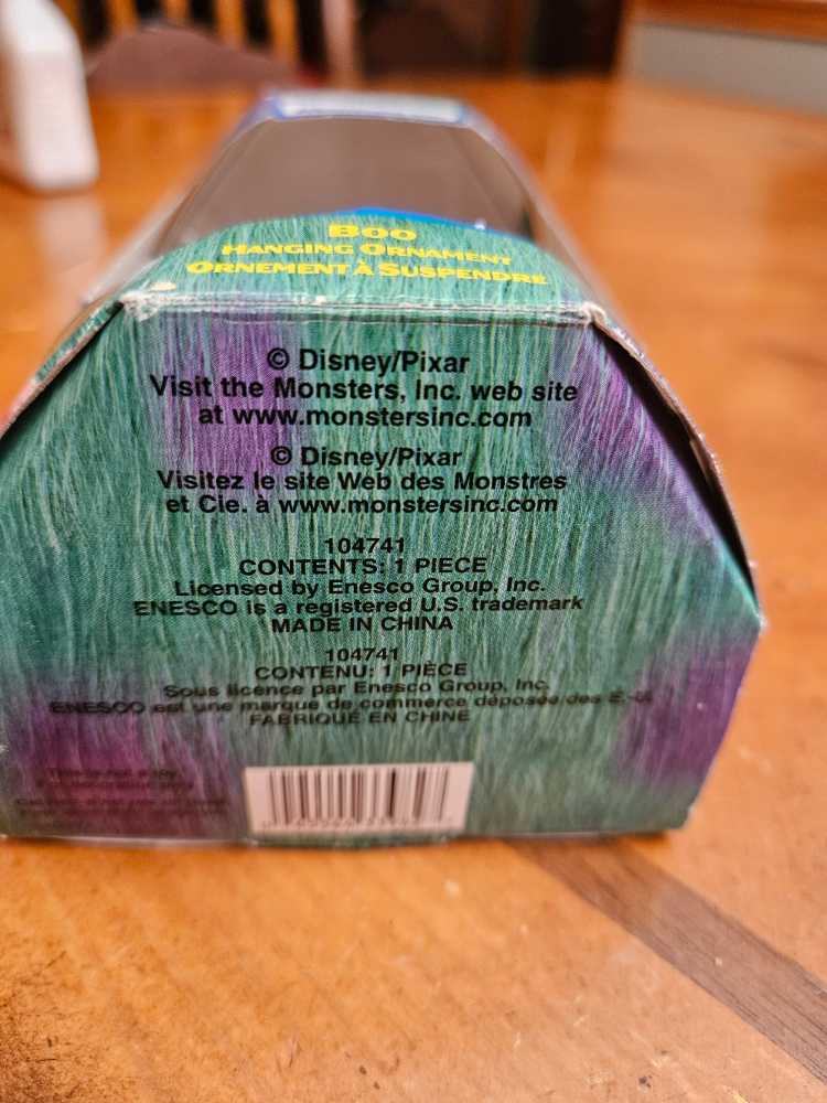 Boo 1  ornament collectible [Barcode 045544339827] - Main Image 2