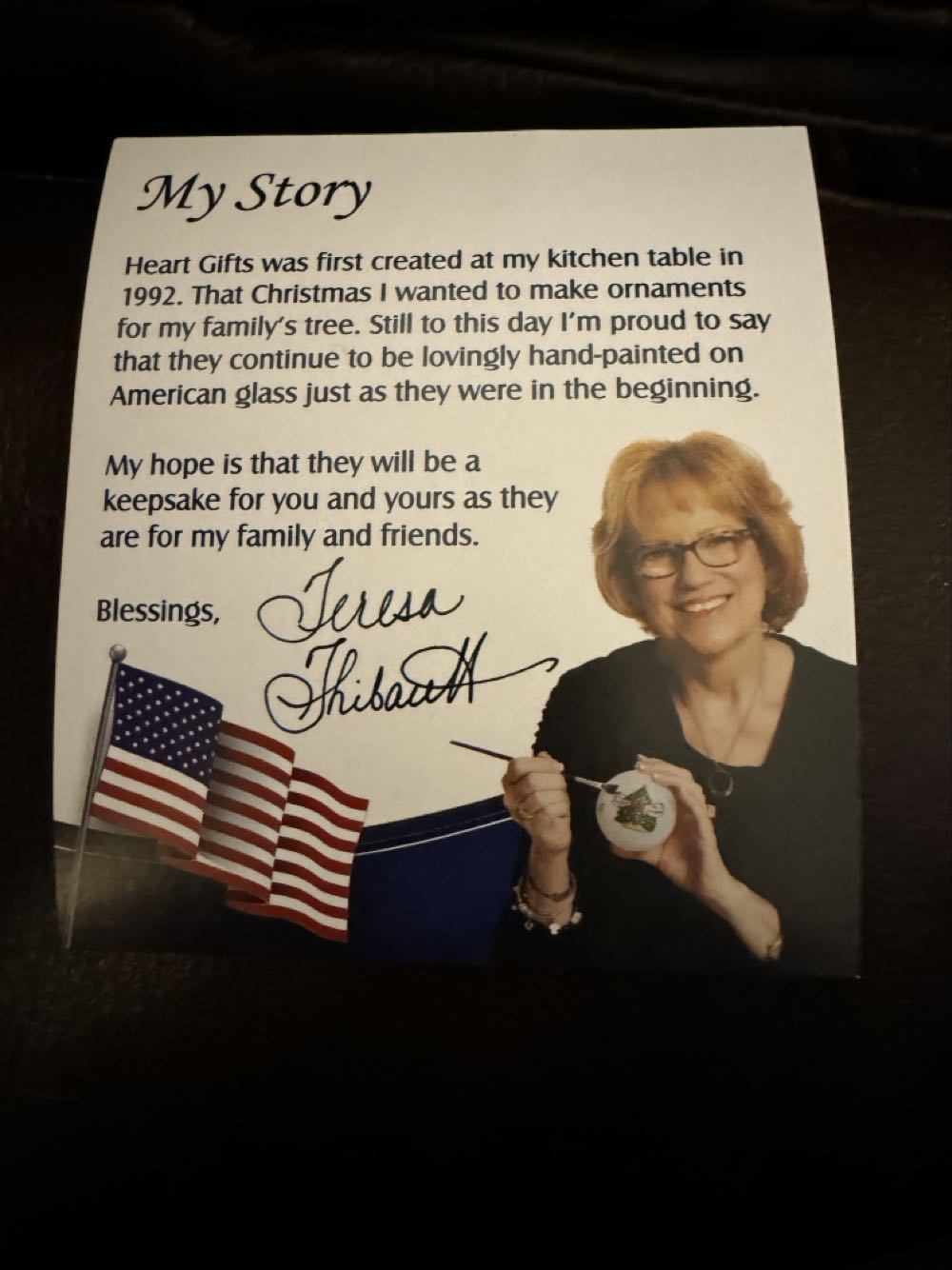 Your Ministry Is A Blessing  ornament collectible - Main Image 3