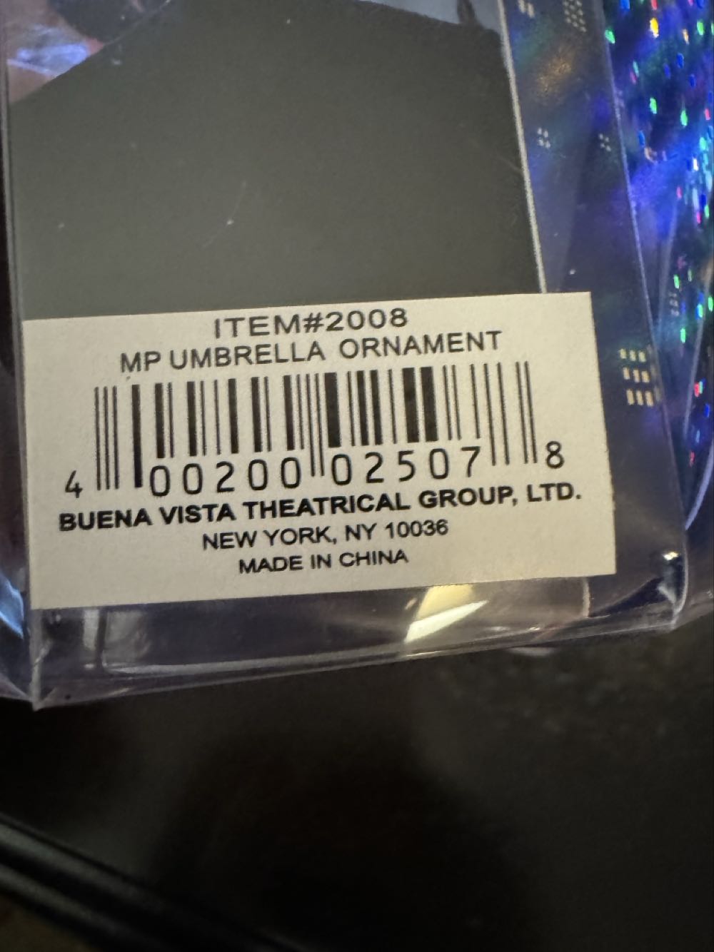 Disney: Mary Poppins Umbrella - Disney Mary Poppins (Mary Poppins) ornament collectible [Barcode 400200025078] - Main Image 2