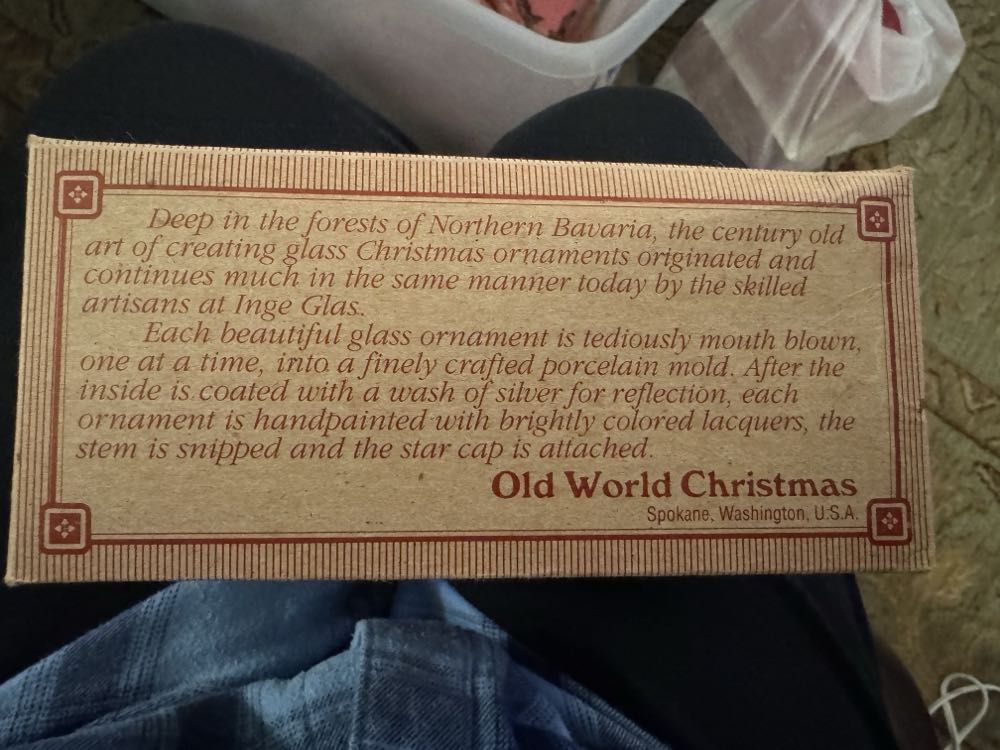 Pickle-Old World Christmas  ornament collectible - Main Image 2