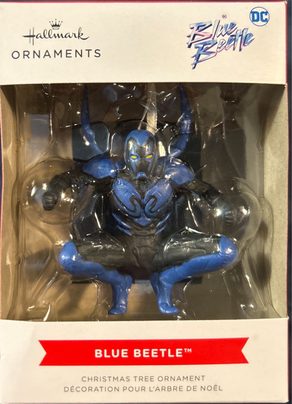 Blue Beetle - Hallmark DC (Blue Beetle) ornament collectible [Barcode 763795839575] - Main Image 2