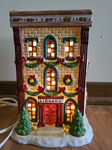 Trim A Home Inn Lighted Porcelain House  ornament collectible [Barcode 758174106805] - Main Image 1