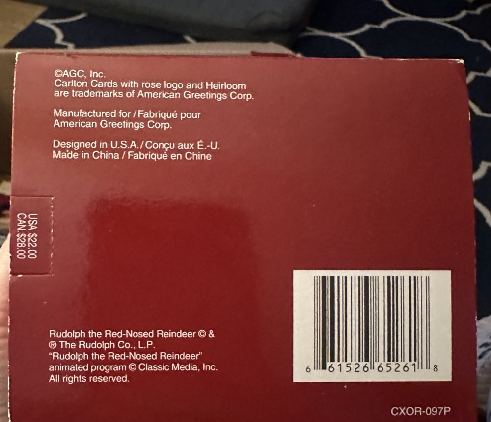 Bright Ideas - Rudolph The Red Nosed Reindeer (Rudolph The Red Nosed Reindeer) ornament collectible [Barcode 661526652618] - Main Image 3