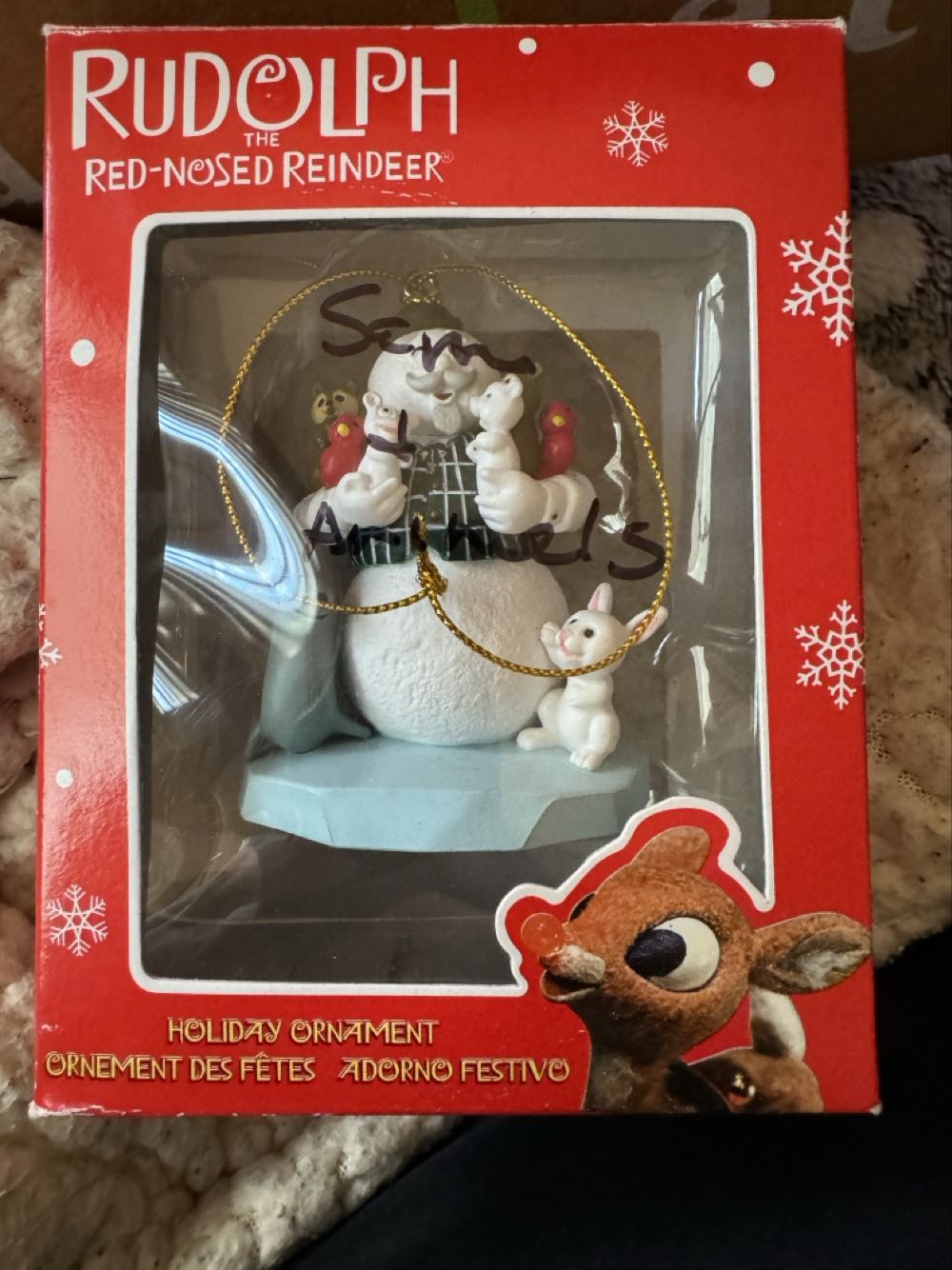Sam The Snowman  (Rudolph The Red Nose Reindeer) ornament collectible - Main Image 3