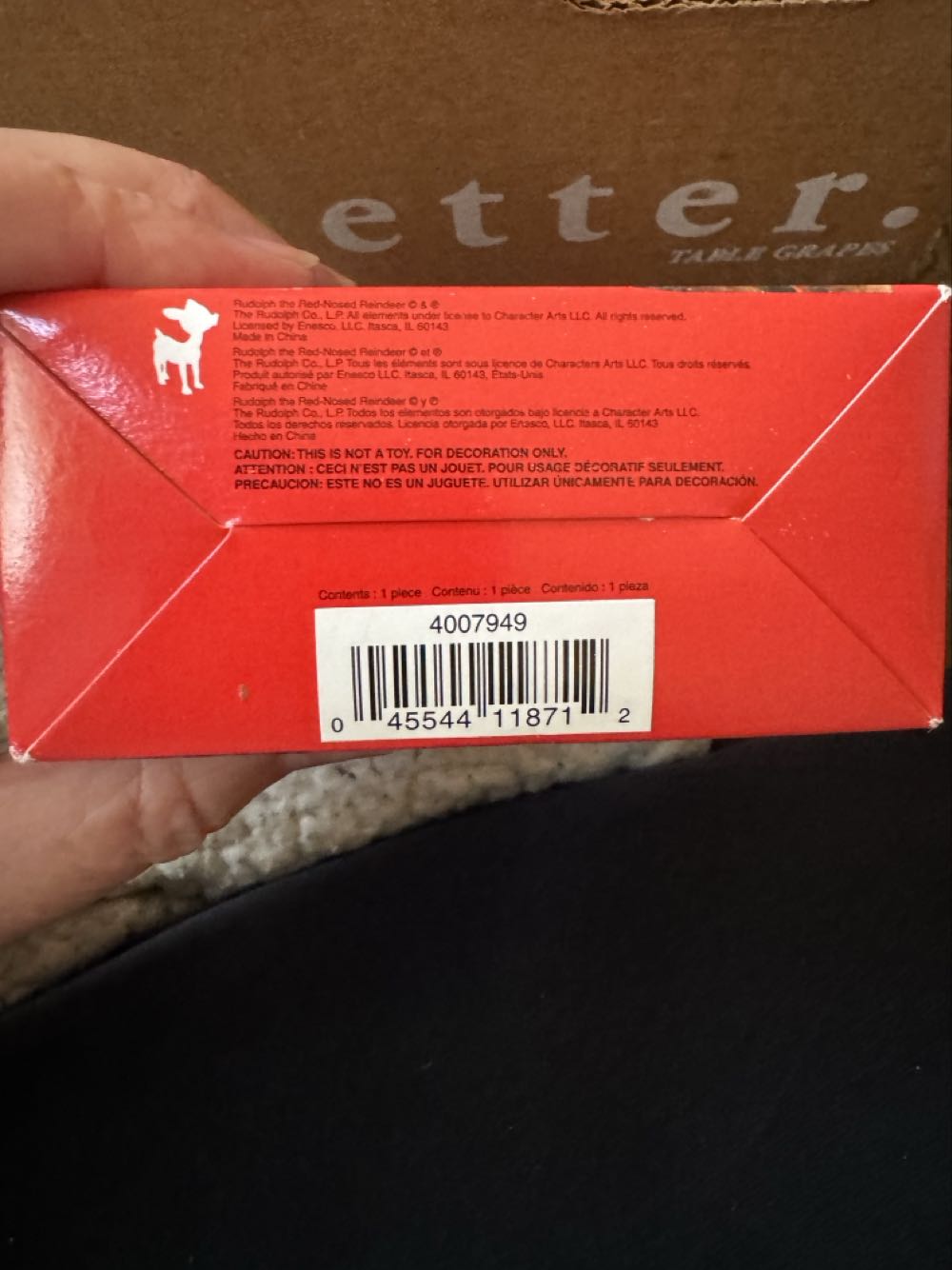 Yukon Cornelius On Sled  ornament collectible - Main Image 2