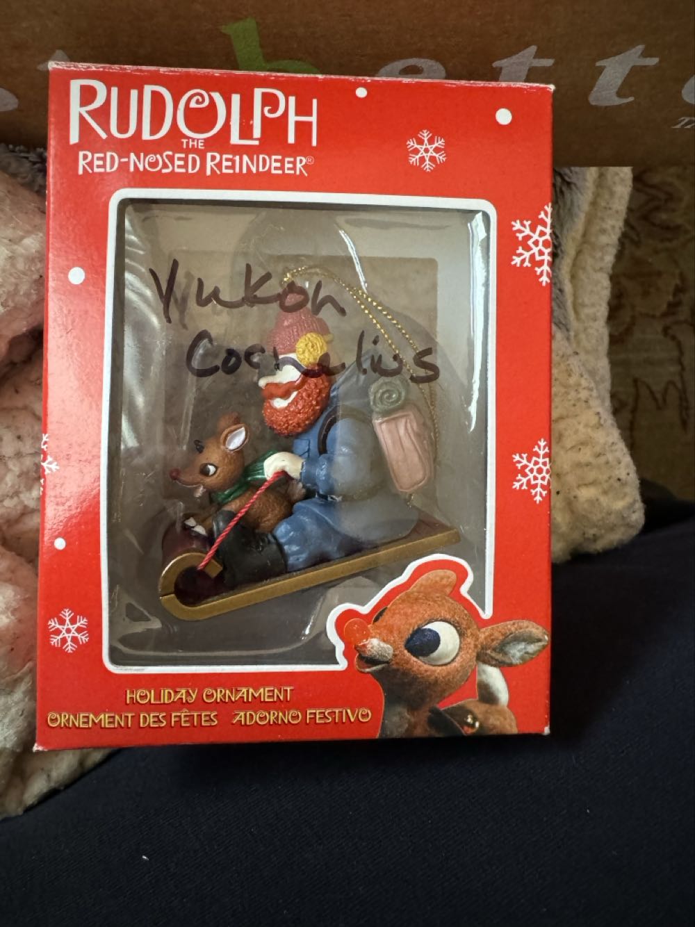 Yukon Cornelius On Sled  ornament collectible - Main Image 3