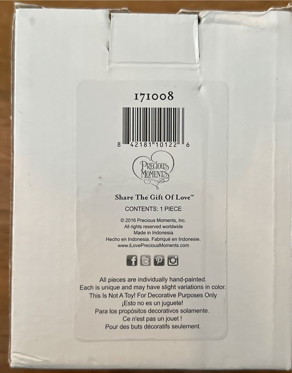 Have A Pawsitively Soleful Christmas Dog In Boot - Precious Moments Ornaments (Christmas) ornament collectible [Barcode 842181101226] - Main Image 3