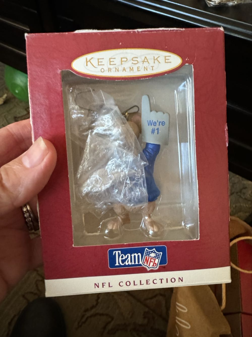 Detroit Lions We’re #1  (Sports) ornament collectible - Main Image 2